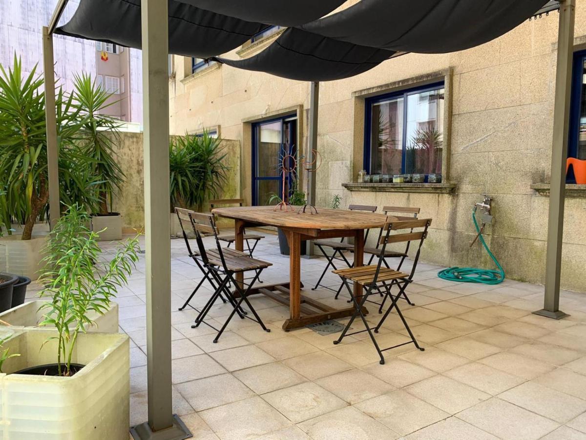 Ferienwohnung Impresionante Piso En El Centro De Pontevedra Con Terraza Y Parking Exterior foto
