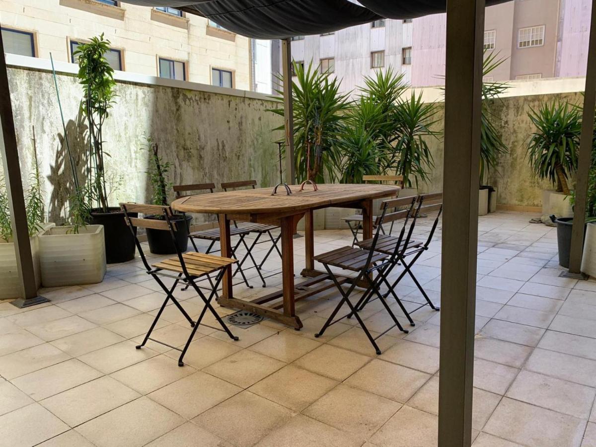 Ferienwohnung Impresionante Piso En El Centro De Pontevedra Con Terraza Y Parking Exterior foto